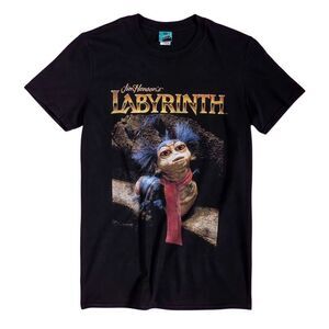 Labyrinth Unisex Adult The Worm Wall T-Shirt / Black